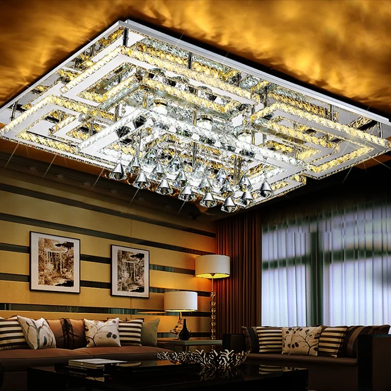 Stainless steel crystal LEDceiling lamps Residential & Commercial Indoor Indoor Ceiling Lights Lighting fixture
Stainless steel crystal LEDceiling lamps Residential & Commercial Indoor Indoor Ceiling Lights Lighting fixture