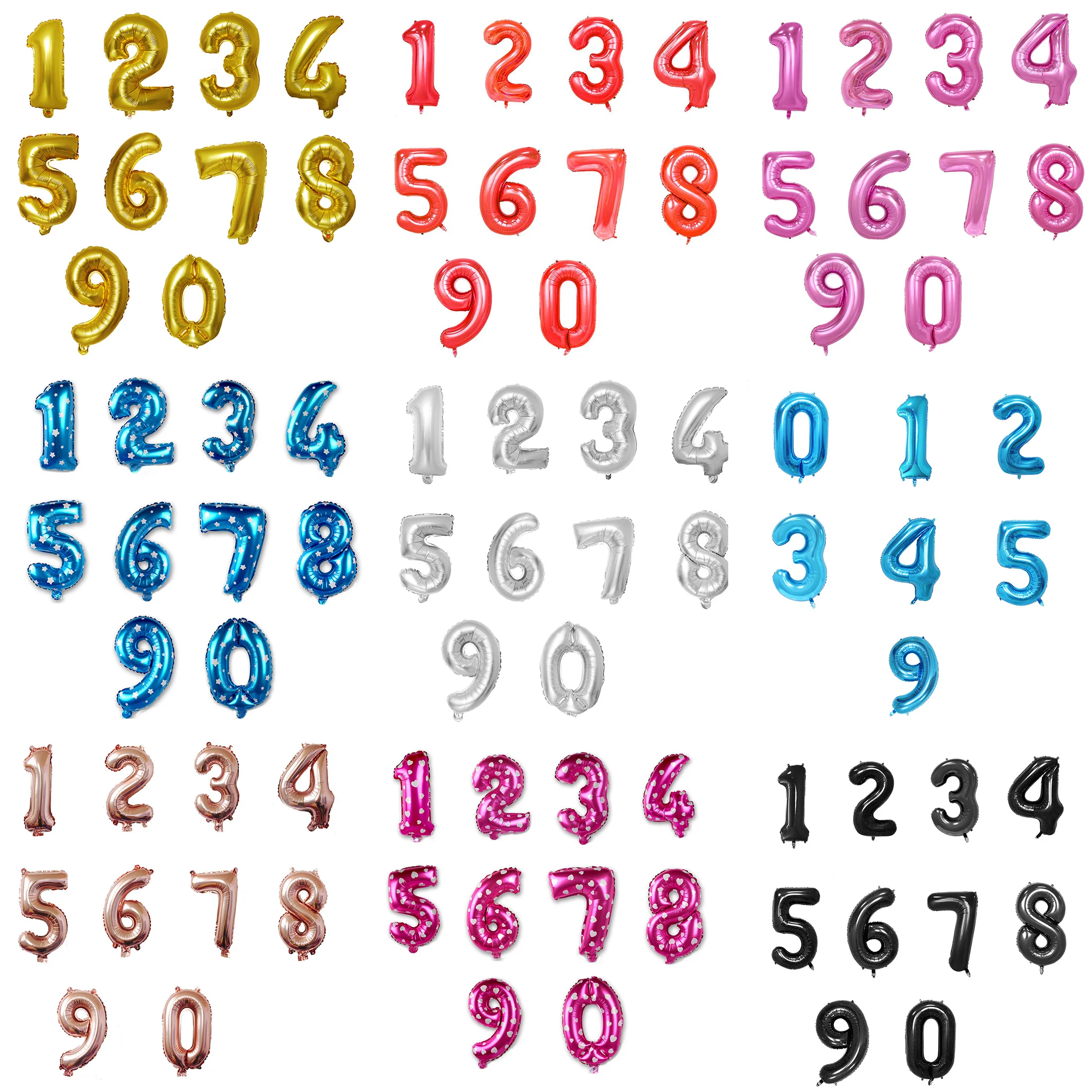 16 Inch Big Foil Birthday Balloons Air Helium Number Balloon Figures Happy Birthday Party Decorations Kid Baloons Birthday Balon
16 Inch Big Foil Birthday Balloons Air Helium Number Balloon Figures Happy Birthday Party Decorations Kid Baloons Birthday Balon