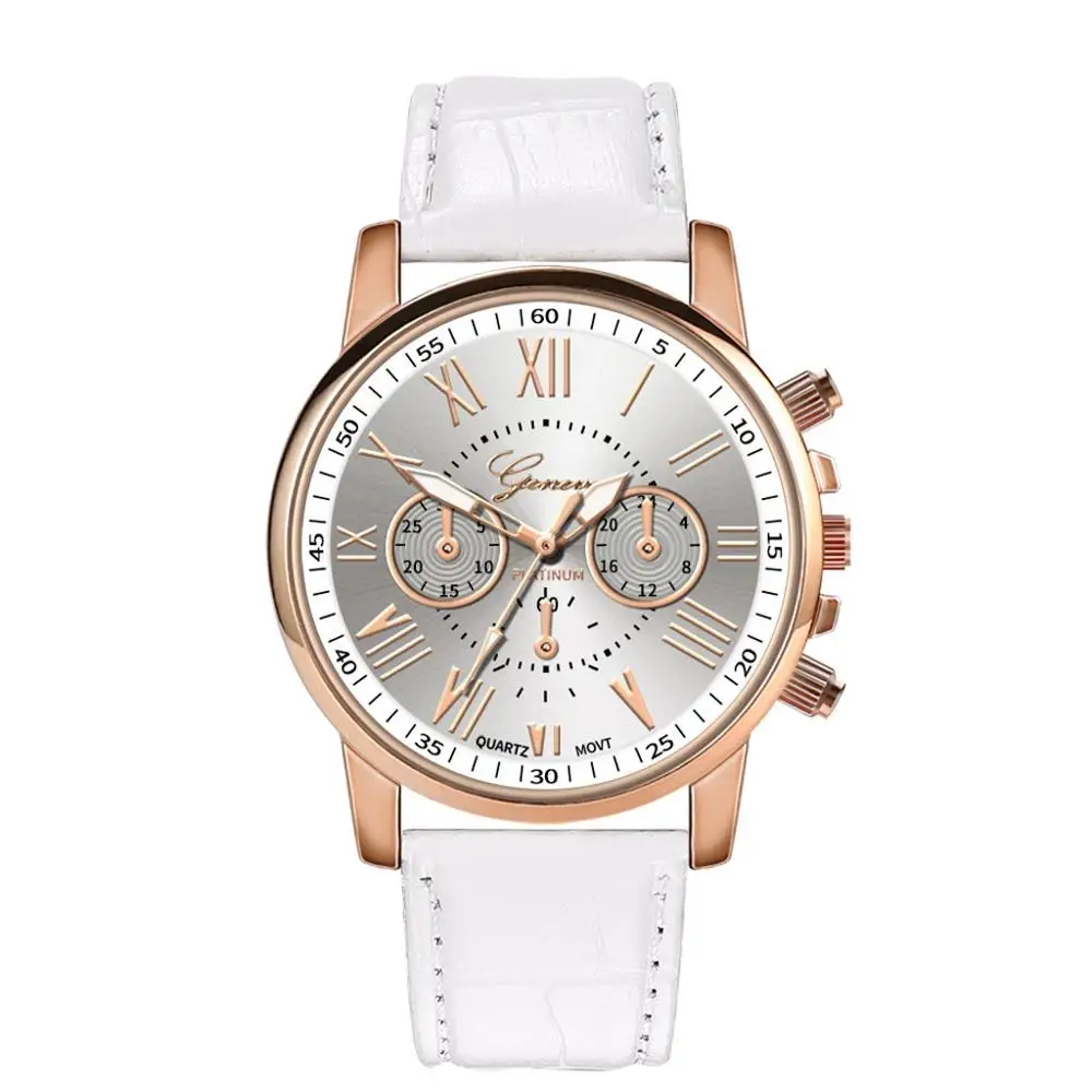 Fashion Women Men Leather Band Quartz Analog Wrist Watch Luxury Fashion Black White Gold Ladies Unisex Watches Montre Femme Fi
Fashion Women Men Leather Band Quartz Analog Wrist Watch Luxury Fashion Black White Gold Ladies Unisex Watches Montre Femme Fi