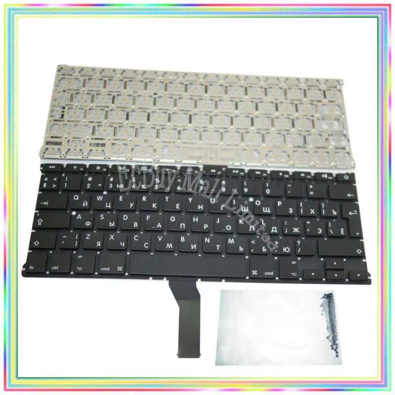 Brand new Russian RU Keyboard without Backlight & keyboard screws for Macbook Air 13.3" A1369 A1466 2011-2015 Years
Brand new Russian RU Keyboard without Backlight & keyboard screws for Macbook Air 13.3" A1369 A1466 2011-2015 Years