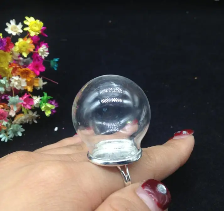 100sets/lot 30*20mm open glass vial round glass dome bottle with silver/bronze plated ring flower tray charm jewelry findings
100sets/lot 30*20mm open glass vial round glass dome bottle with silver/bronze plated ring flower tray charm jewelry findings