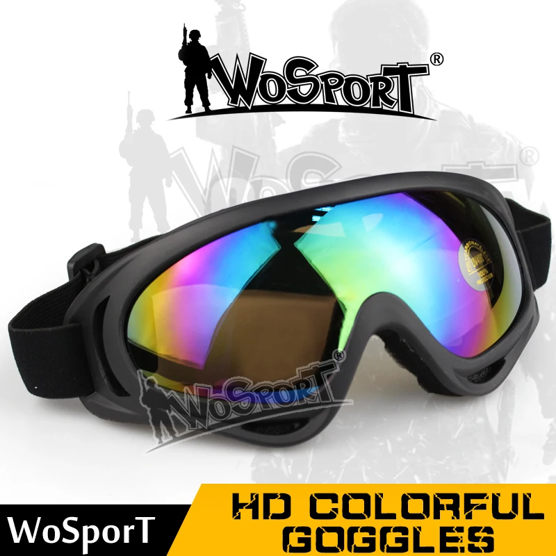 WOSPORT Tactical Military UV Protection Anti-sandstorm & Collision Goggle Sunglasses Paintball Eye Protection Airsoft CS Glasses
WOSPORT Tactical Military UV Protection Anti-sandstorm & Collision Goggle Sunglasses Paintball Eye Protection Airsoft CS Glasses