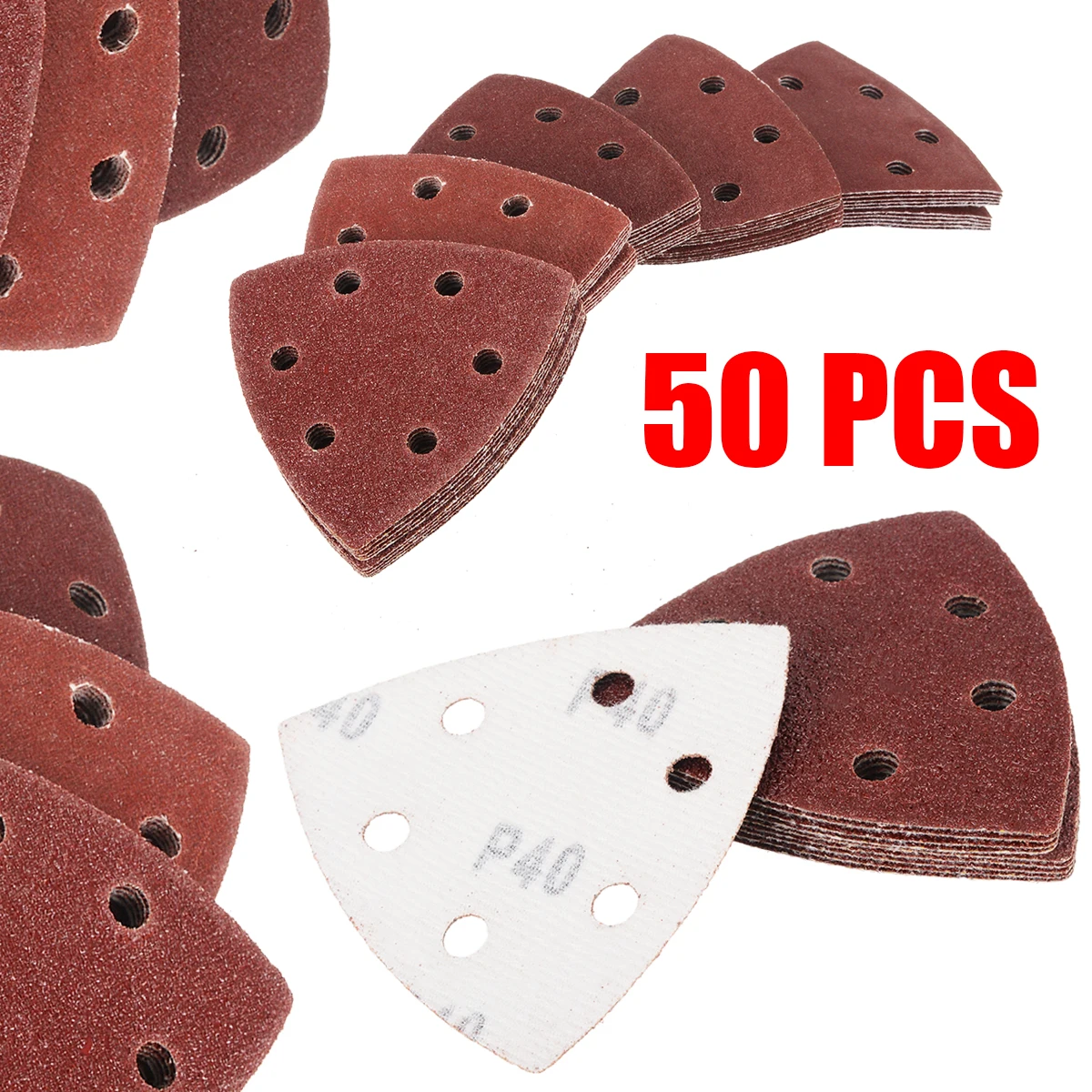 50pcs 40 60 80 100 120 Grits Sanding Disc Paper 90mm Triangle Mouse Sander Sheets Pads Sandpaper For Grinding Sander Tool
50pcs 40 60 80 100 120 Grits Sanding Disc Paper 90mm Triangle Mouse Sander Sheets Pads Sandpaper For Grinding Sander Tool