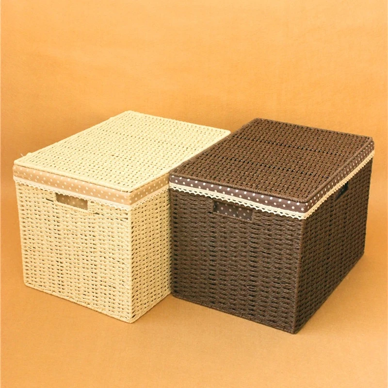 2pcs/pack Seaweed basket handmade storage box sundries storage baskets high quality sea grass box home decoration household box
2pcs/pack Seaweed basket handmade storage box sundries storage baskets high quality sea grass box home decoration household box
