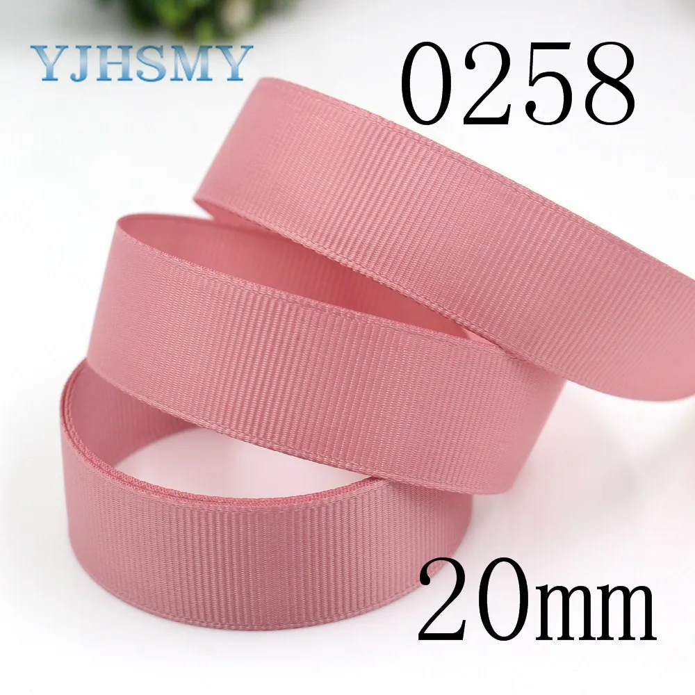 Фото YJHSMY J 18825 L20mm 0258 20 мм 10 ярдов одноцветные ленты термопечать grosgrain Свадебные