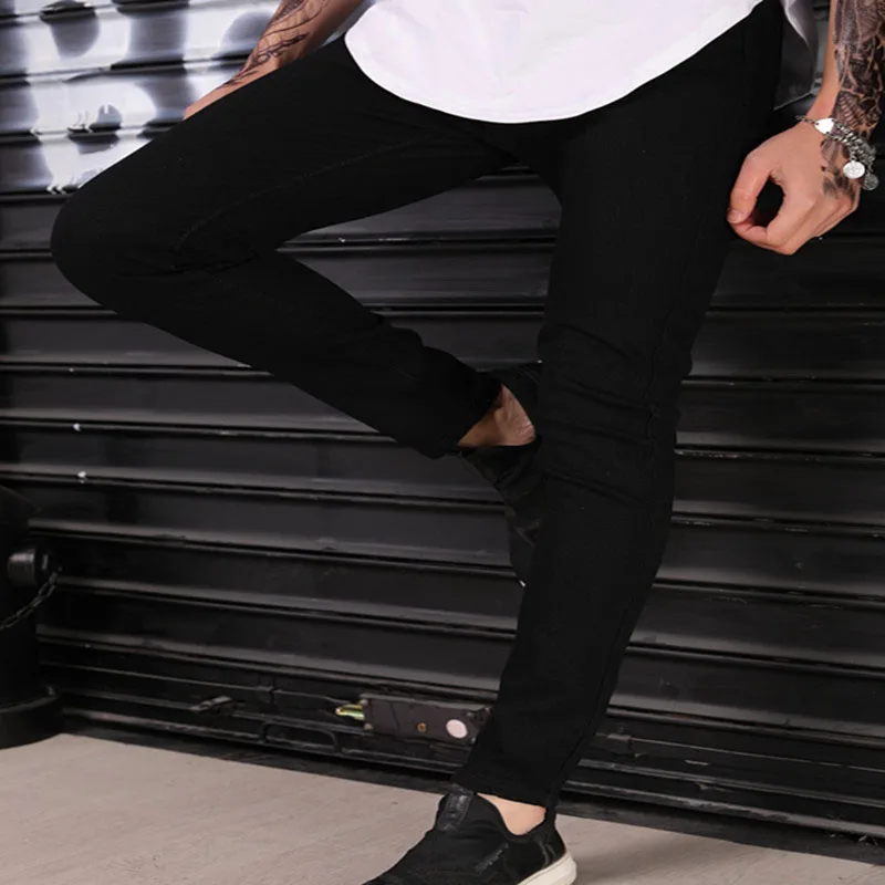 Fashion 2020 spring autumn Europe design Casual solid black skinny jeans men Casual Biker streetwear pencil pants men
Fashion 2020 spring autumn Europe design Casual solid black skinny jeans men Casual Biker streetwear pencil pants men