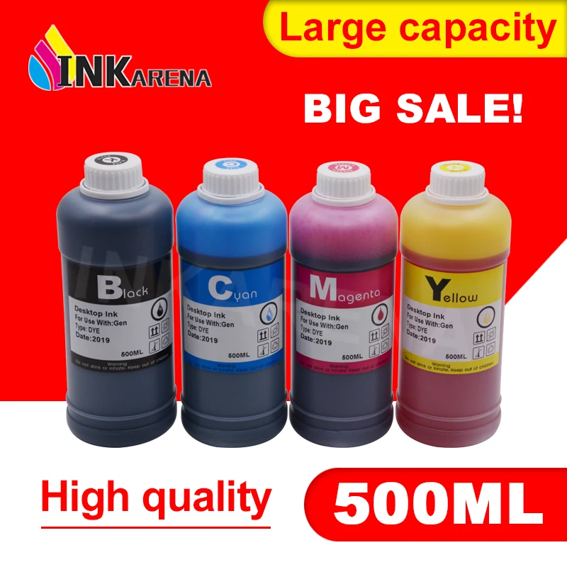 500ml Bottle Dye Ink Refill Kit Black Color For HP Printer Ink For Canon For Borther for Epson Inkjet Cartridge Ciss Ink Tank
500ml Bottle Dye Ink Refill Kit Black Color For HP Printer Ink For Canon For Borther for Epson Inkjet Cartridge Ciss Ink Tank