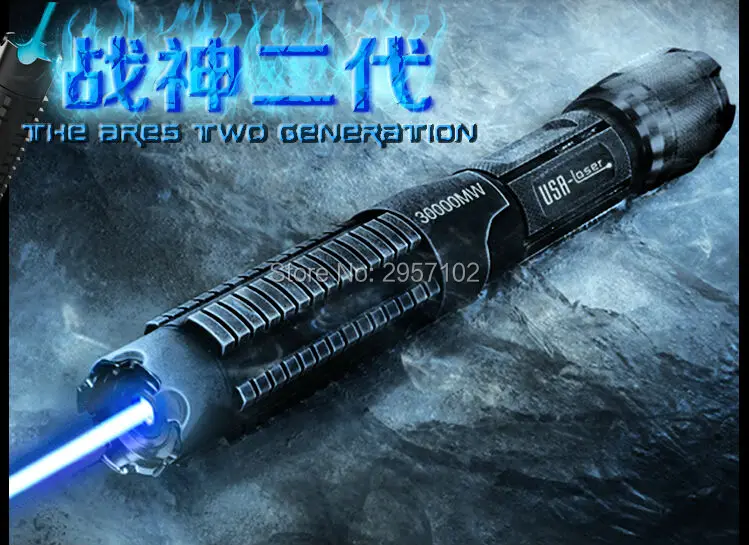 HOT Strong power Military 450nm 500000m 500W Blue laser pointer Flashlight Light Burn Match Candle Lit Cigarette Wicked Hunting
HOT Strong power Military 450nm 500000m 500W Blue laser pointer Flashlight Light Burn Match Candle Lit Cigarette Wicked Hunting