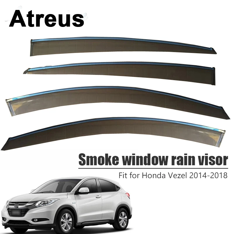 Atreus For Honda Vezel 2014 2015 2016 2017 2018 Car Accessories Door Smoke Window Sun Rain Visor Wind Deflectors Guard Shield
Atreus For Honda Vezel 2014 2015 2016 2017 2018 Car Accessories Door Smoke Window Sun Rain Visor Wind Deflectors Guard Shield