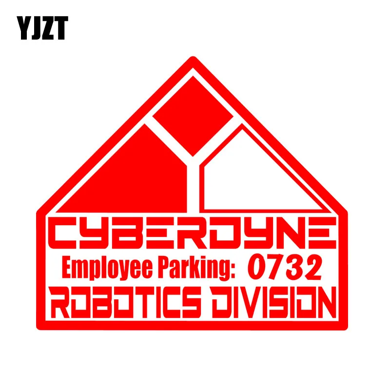 YJZT 13.2CM*11.5CM Cyberdyne Employee Parking Car Stickers Funny PVC Decal 12-0902
YJZT 13.2CM*11.5CM Cyberdyne Employee Parking Car Stickers Funny PVC Decal 12-0902