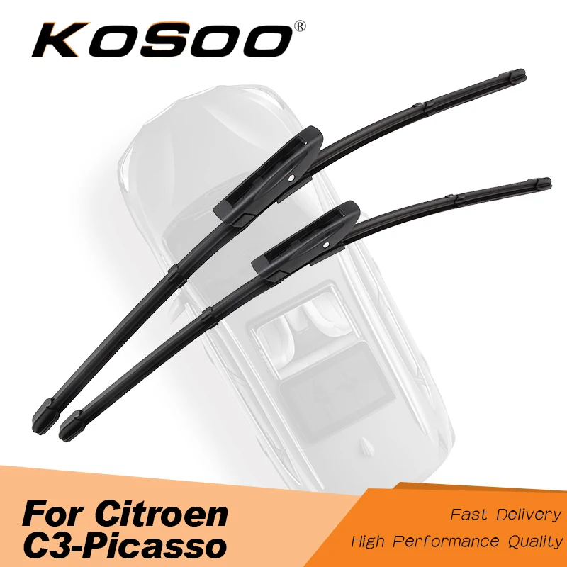 KOSOO For Citren C3 Picasso 2008 2009 2010 2011 2012 2013 2014 2015 Auto Car Windscreen Wiper Blades Fit Push Button/Bayonet Arm
KOSOO For Citren C3 Picasso 2008 2009 2010 2011 2012 2013 2014 2015 Auto Car Windscreen Wiper Blades Fit Push Button/Bayonet Arm