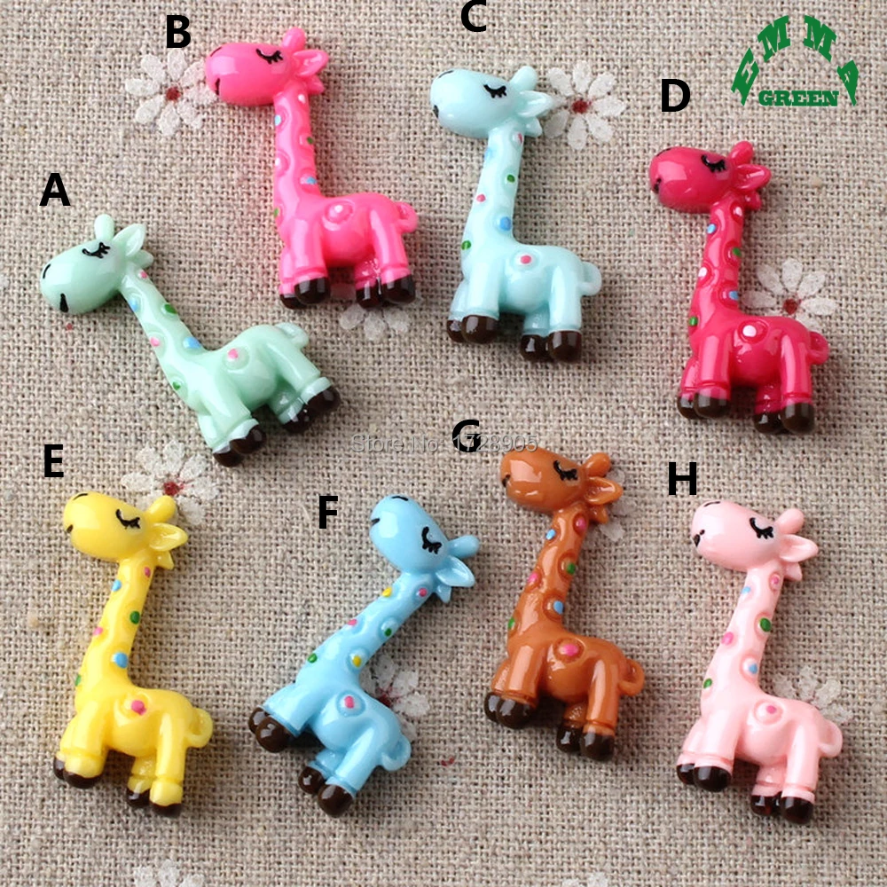 Flat Back Resin Cabochon Giraffe Cartoon Animal Flatback 33*25*2 mm 10 pcs Kawaii Resin Craft Decoration DIY Embellishment
Flat Back Resin Cabochon Giraffe Cartoon Animal Flatback 33*25*2 mm 10 pcs Kawaii Resin Craft Decoration DIY Embellishment