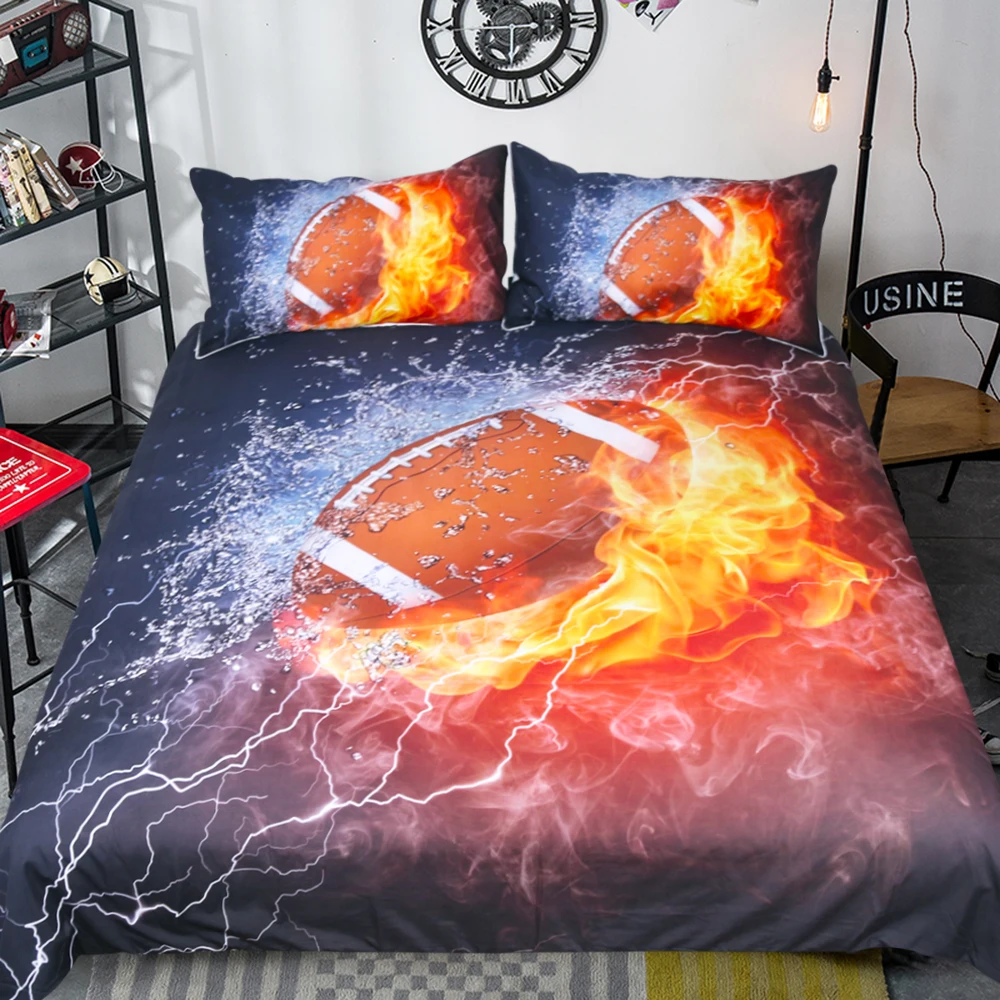 Free shipping flame basketball home textile 3pcs rugby football bedding set duvet cover&pillow cases twin full queen king size
Free shipping flame basketball home textile 3pcs rugby football bedding set duvet cover&pillow cases twin full queen king size