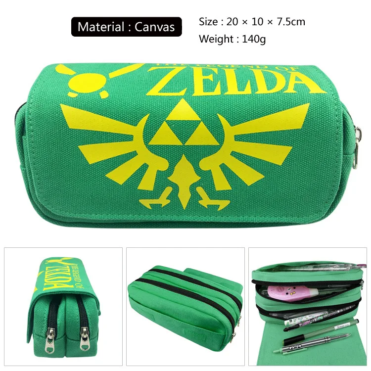 IVYYE 1PCS Zelda Link Anime Cosmetics Bags Canvas Zipper School Pencil Case Storage Pen Bag Large Pouch Stationery Gift New
IVYYE 1PCS Zelda Link Anime Cosmetics Bags Canvas Zipper School Pencil Case Storage Pen Bag Large Pouch Stationery Gift New