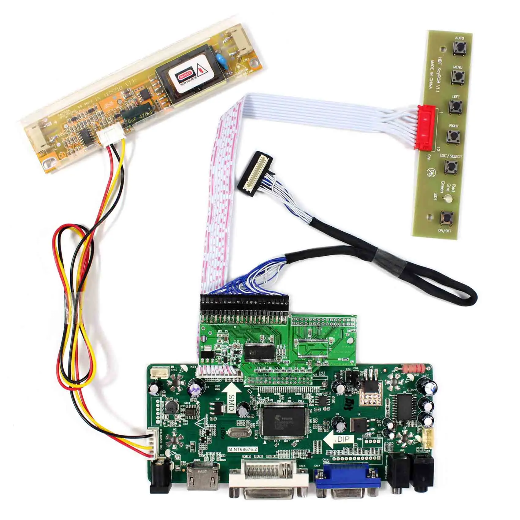 Плата управления аудио HD MI + DVI + VGA + для ЖК-экрана 8,4 дюйма 640x480 AA084VC03
Плата управления аудио HD MI + DVI + VGA + для ЖК-экрана 8,4 дюйма 640x480 AA084VC03