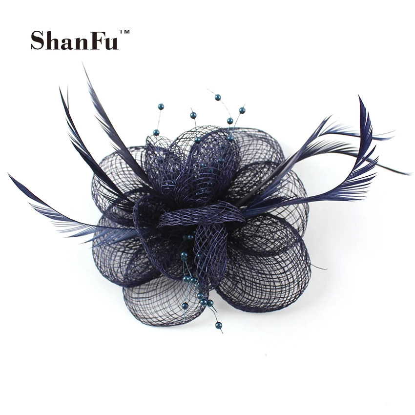 Lady Sinamay Feather Fascinators Women Decorated Nice Pearled Hair Accessories Wedding Cocktail Brooch SFB6206 96pcs/lot
Lady Sinamay Feather Fascinators Women Decorated Nice Pearled Hair Accessories Wedding Cocktail Brooch SFB6206 96pcs/lot