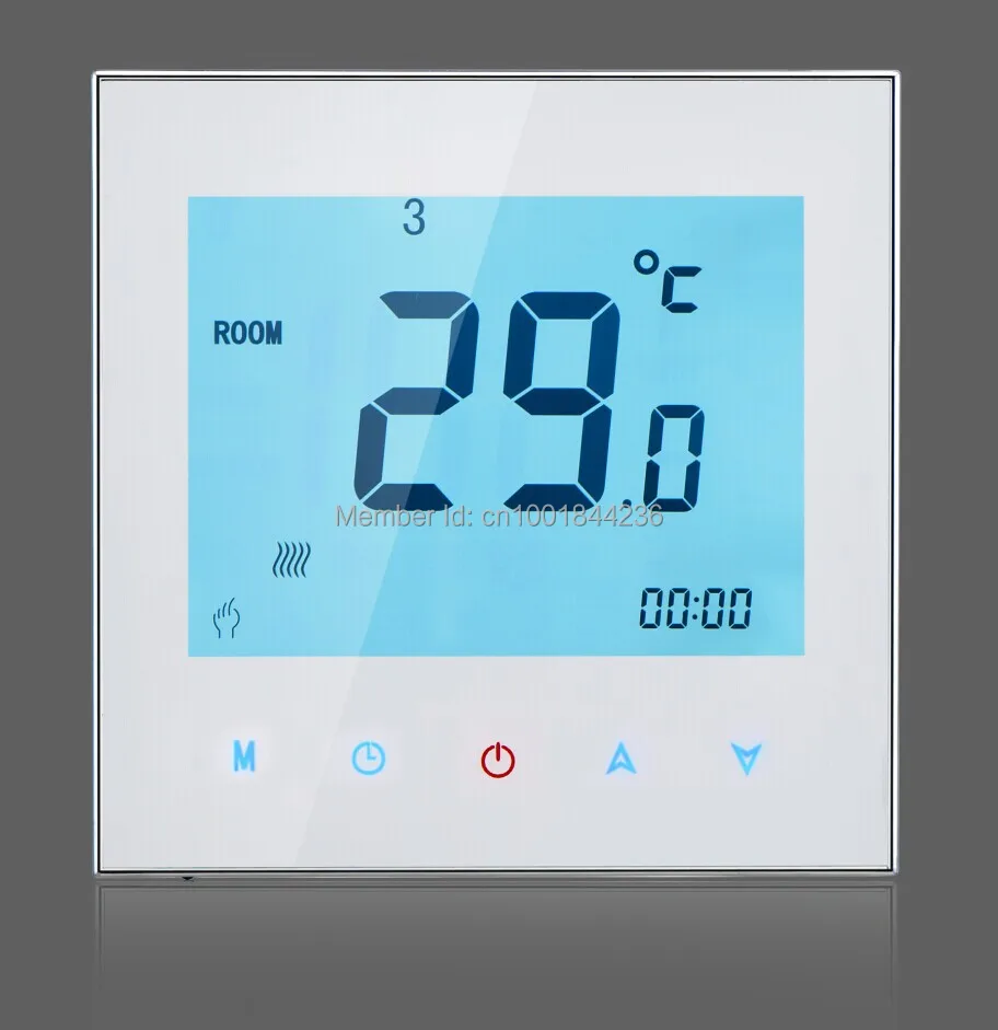 BHT-1000GAN TOUCH SCREEN HEATING ROOM THERMOSTAT FOR WATER | Строительство и ремонт