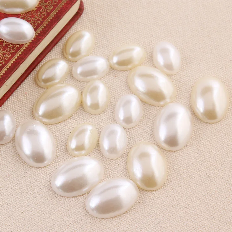 Simulated Pearl 13*18mm/18*25mm Oval half cut faux pearl handmade beige/white bead for hair ornaments,jewelry DIY accessory c022
Simulated Pearl 13*18mm/18*25mm Oval half cut faux pearl handmade beige/white bead for hair ornaments,jewelry DIY accessory c022
