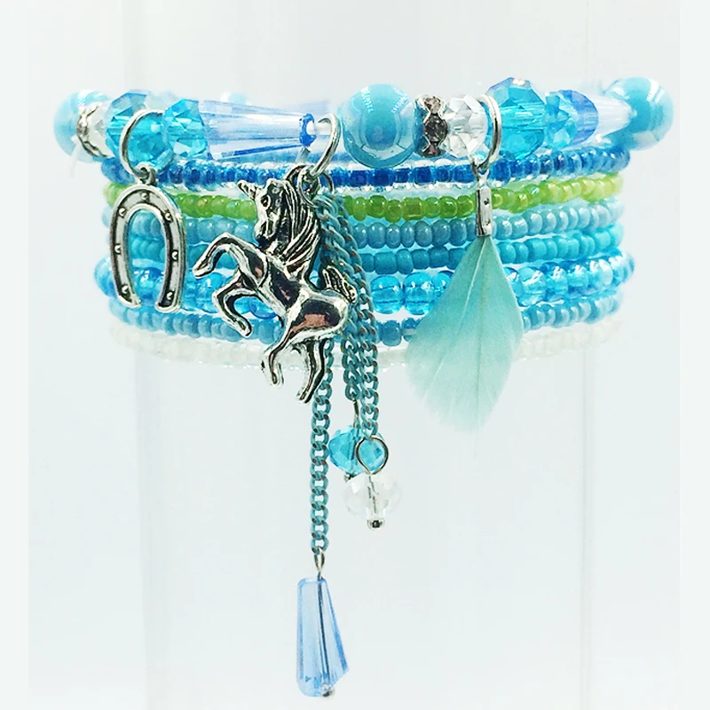 hangjing 8pcs /set new bohemian elastic friendship horse charm femme couple crystal glass bead bracelets for women 2019 jewelry
hangjing 8pcs /set new bohemian elastic friendship horse charm femme couple crystal glass bead bracelets for women 2019 jewelry
