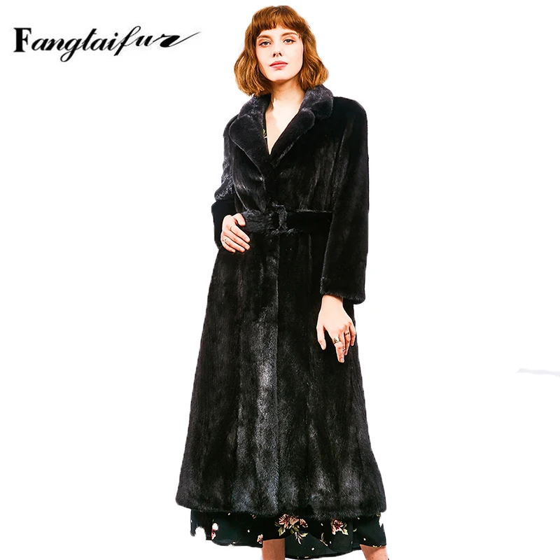 Ftangaiur Winter Women Jacket Import Crown Velvet Mink Fur Coat Turn-Down Collar Slim Mink Coats X-Long Real Mink Fur Coats
Ftangaiur Winter Women Jacket Import Crown Velvet Mink Fur Coat Turn-Down Collar Slim Mink Coats X-Long Real Mink Fur Coats