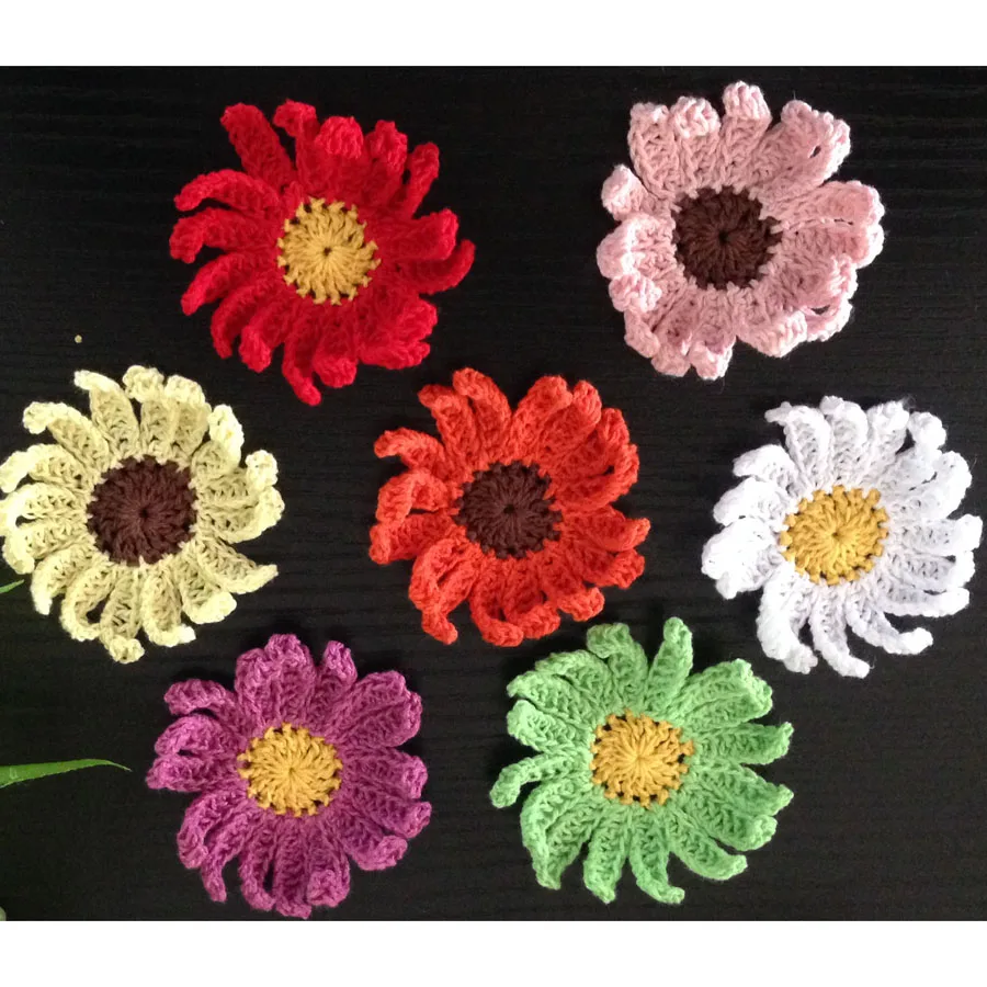 40pcs/lot Handmade Coaster DIY Cotton Clothes Flowers Accessories Hair Decoration Cup Mat Crochet Doily 7cm Shooting Props
40pcs/lot Handmade Coaster DIY Cotton Clothes Flowers Accessories Hair Decoration Cup Mat Crochet Doily 7cm Shooting Props