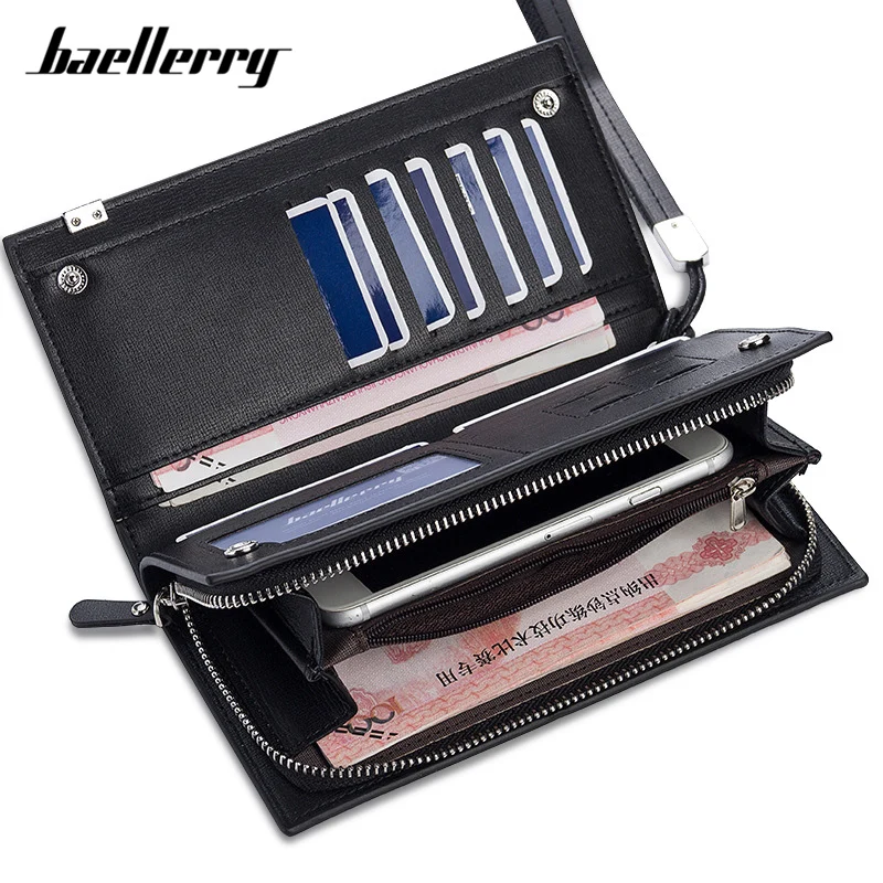 Baellerry Brand Casual Style Business Clutch Wallet For Men Large Capacity Card Holder Cell Phone Pocket Male Wallets Purse
Baellerry Brand Casual Style Business Clutch Wallet For Men Large Capacity Card Holder Cell Phone Pocket Male Wallets Purse