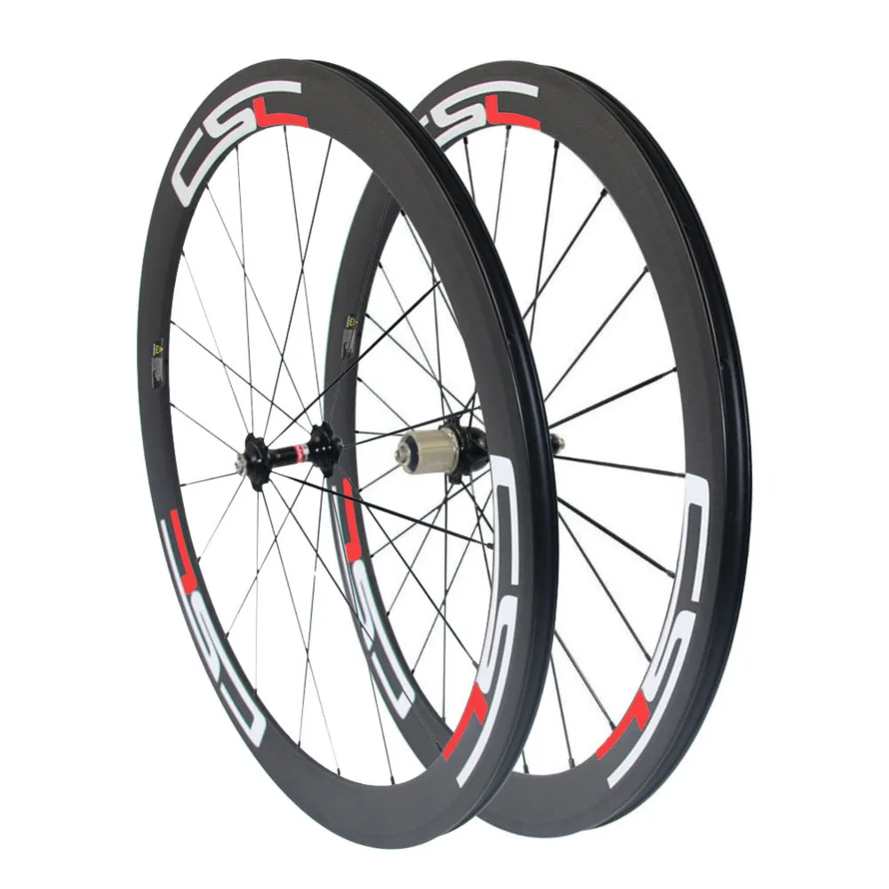 CSC Bike Wheelset Factory price 23mm width 50mm clincher carbon fiber bicycle wheels
CSC Bike Wheelset Factory price 23mm width 50mm clincher carbon fiber bicycle wheels