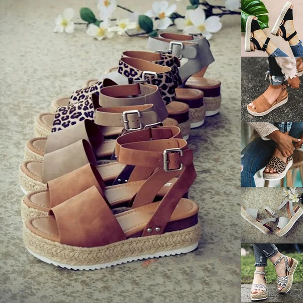 Plus Size 2019 Wedges Women Sandals Summer Wedge Heels Shoes Platform Flats Shoes Women's Casual Sandals Zapatos De Mujer
Plus Size 2019 Wedges Women Sandals Summer Wedge Heels Shoes Platform Flats Shoes Women's Casual Sandals Zapatos De Mujer