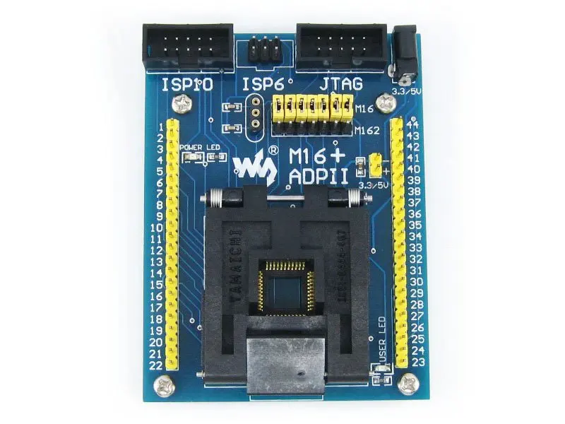 M16+ ADPII ATmega16 ATmega32 ATmega162 mega16 mega162 TQFP44 AVR Programming Adapter Test Socket + Freeshipping
M16+ ADPII ATmega16 ATmega32 ATmega162 mega16 mega162 TQFP44 AVR Programming Adapter Test Socket + Freeshipping
