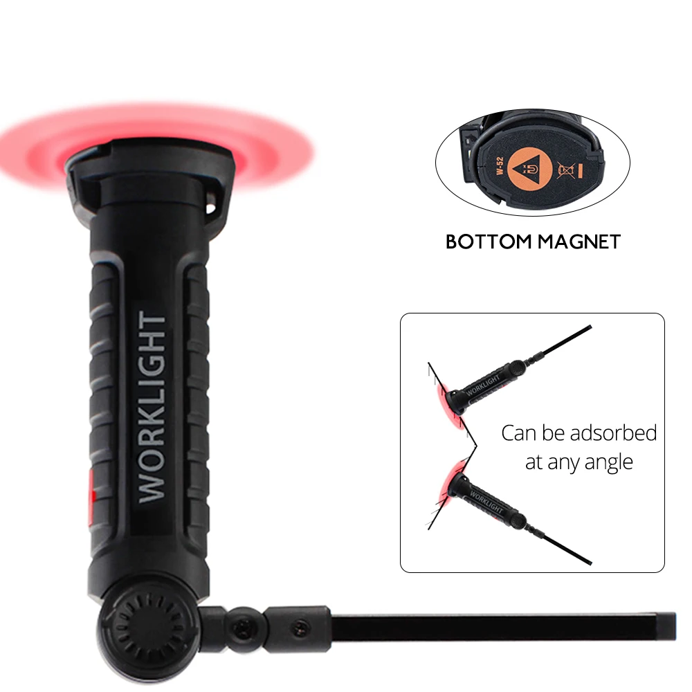 800 Lumen COB LED Portable Spotlight 5W 10W Working Lights With Magnetic 5 Modes USB Rechargeable High Brightness Energy Saving
800 Lumen COB LED Portable Spotlight 5W 10W Working Lights With Magnetic 5 Modes USB Rechargeable High Brightness Energy Saving