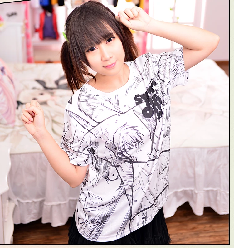 Sword Art Online Anime Cosplay short-sleeved round neck men and women summer Full-color T-shirt
Sword Art Online Anime Cosplay short-sleeved round neck men and women summer Full-color T-shirt