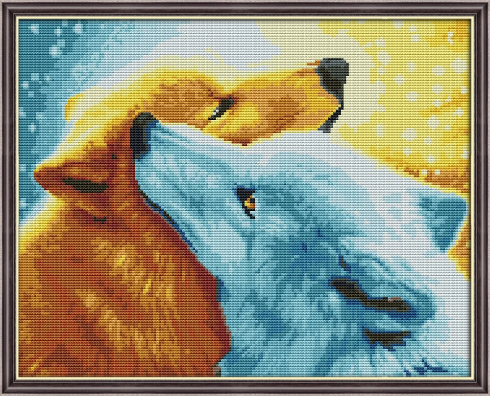 Snow fox 2 cross stitch kit aida 14ct 11ct count print canvas stitches embroidery DIY handmade
Snow fox 2 cross stitch kit aida 14ct 11ct count print canvas stitches embroidery DIY handmade