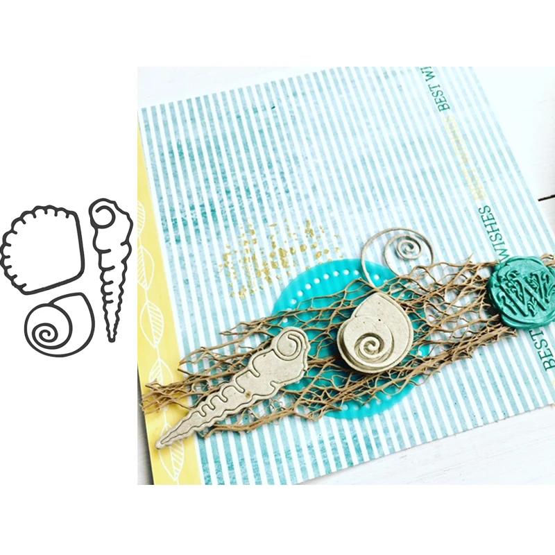 Seashells Metal Cutting Dies Stencils for DIY Scrapbooking Album Stamp Paper Card Embossing New 2019 Die Cut
Seashells Metal Cutting Dies Stencils for DIY Scrapbooking Album Stamp Paper Card Embossing New 2019 Die Cut