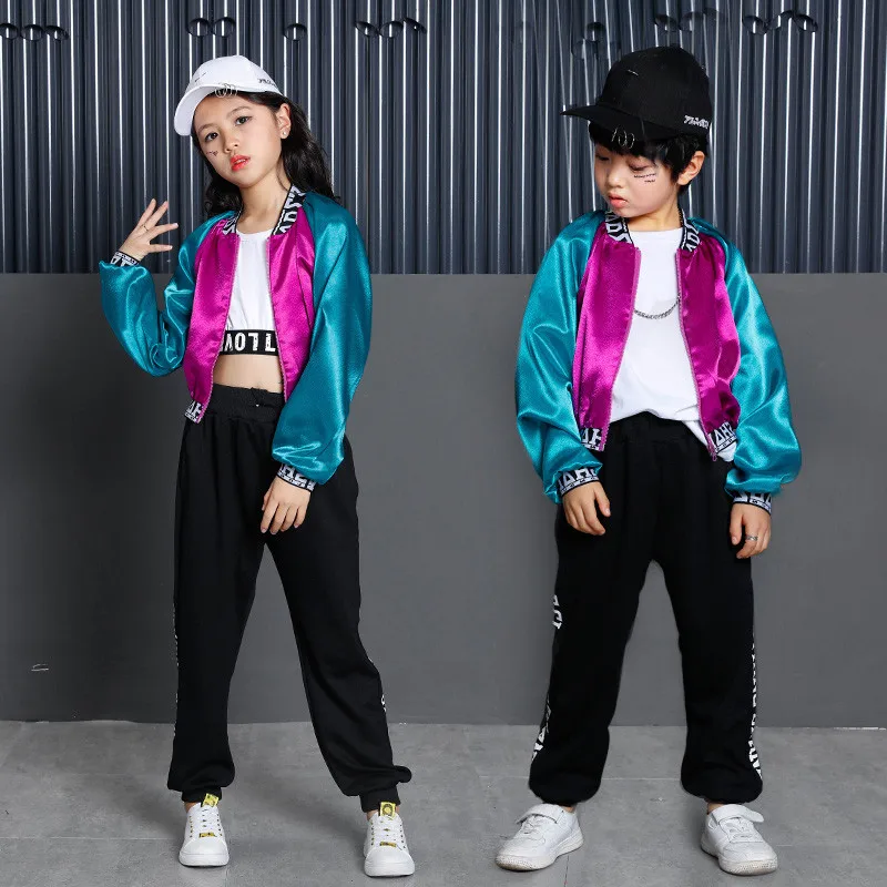 New Korean Style Long Sleeve Hip hop Dance Clothes for Kids Boys Girls Children Jazz Hip Hop Pop Suit Street Dance wear Costumes
New Korean Style Long Sleeve Hip hop Dance Clothes for Kids Boys Girls Children Jazz Hip Hop Pop Suit Street Dance wear Costumes