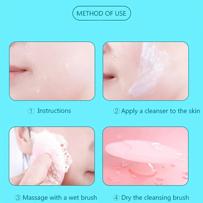1Pcs Silicone Elliptical Super Soft Firming Cleansing Brush Facial Skin Care Tool Deep Pore Cleansing Brush Baby Shampoo Product
1Pcs Silicone Elliptical Super Soft Firming Cleansing Brush Facial Skin Care Tool Deep Pore Cleansing Brush Baby Shampoo Product