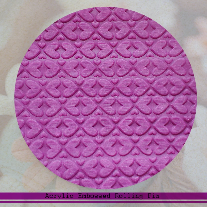 Love Heart Pattern Design Roller Non Stick Fondant Embossing Rolling Pin Gumpaste Sugarcraft Tools
Love Heart Pattern Design Roller Non Stick Fondant Embossing Rolling Pin Gumpaste Sugarcraft Tools