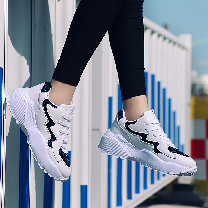 Ginita 2019 High Heel Sneakers For Women PU Leather Leopard Fashion Thick Bottom Sneakers Ladies Casual Sport Shoes Plus Size
Ginita 2019 High Heel Sneakers For Women PU Leather Leopard Fashion Thick Bottom Sneakers Ladies Casual Sport Shoes Plus Size