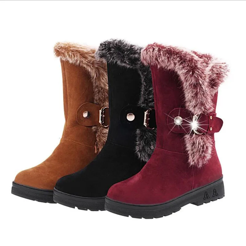 Women Boots Warm Fur Winter Boots Fashion Women Shoes Lace Up Platform Boots Waterproof Snow Boots Non-slip Ladies Shoes
Women Boots Warm Fur Winter Boots Fashion Women Shoes Lace Up Platform Boots Waterproof Snow Boots Non-slip Ladies Shoes