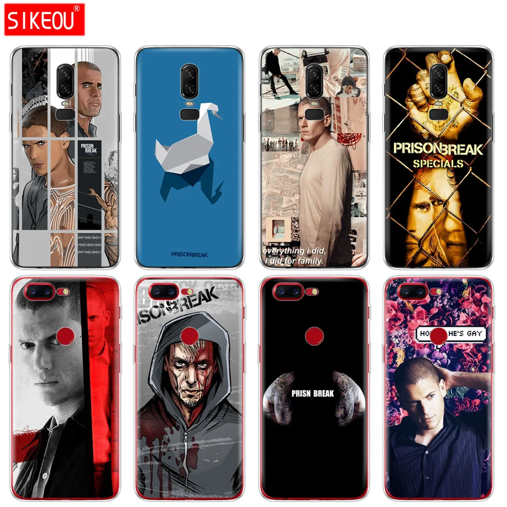 Силиконовый чехол для Oneplus one plus 6 5T 5 3 A3000 A5000 PRISN BREAK побег из тюрьмы | Мобильные