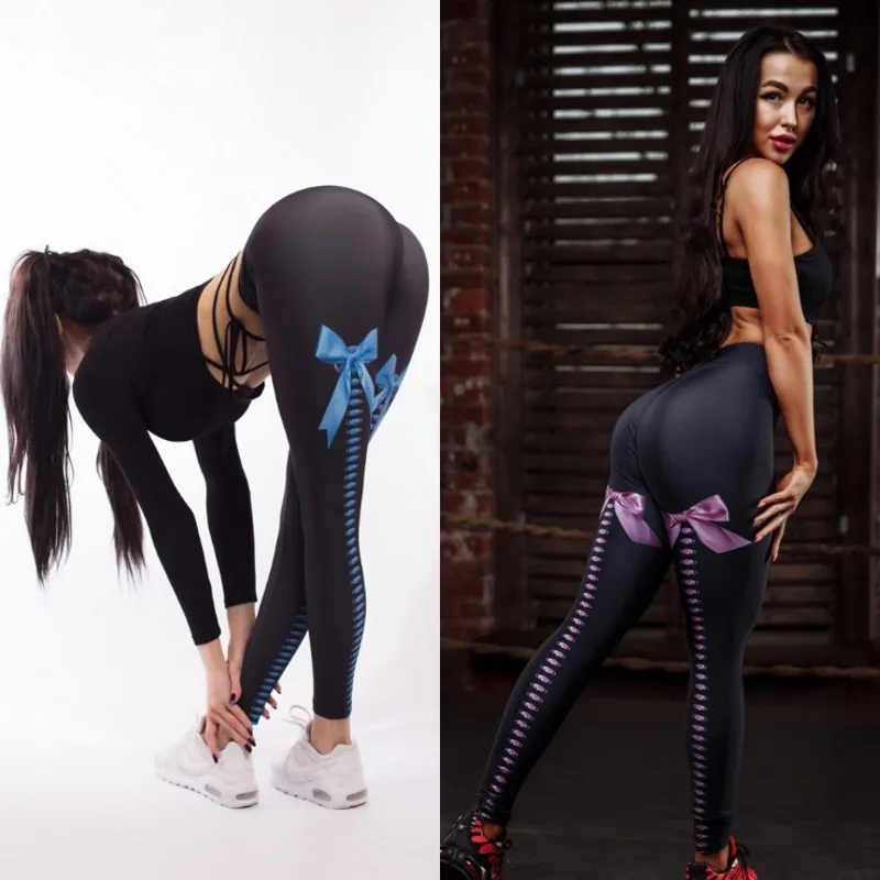 Women Bowknot Printing Yoga Pants Sport Leggings Stretched Fitness Workout Running Tight Sport Fitness Trousers Pattern Color
Women Bowknot Printing Yoga Pants Sport Leggings Stretched Fitness Workout Running Tight Sport Fitness Trousers Pattern Color
