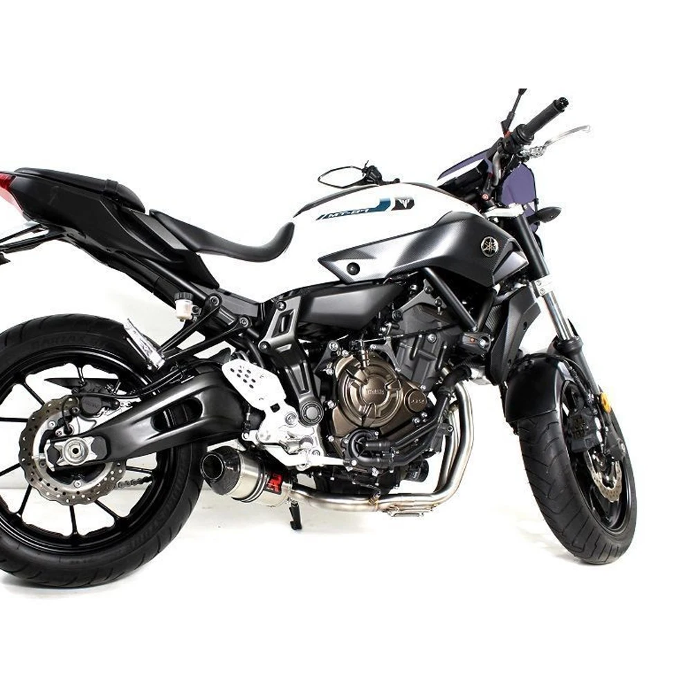 Для Yamaha MT07 MT 07 MT-07 FZ-07 2014-2016 XSR700 2016-2017 полная система выхлопной трубы выхлопная