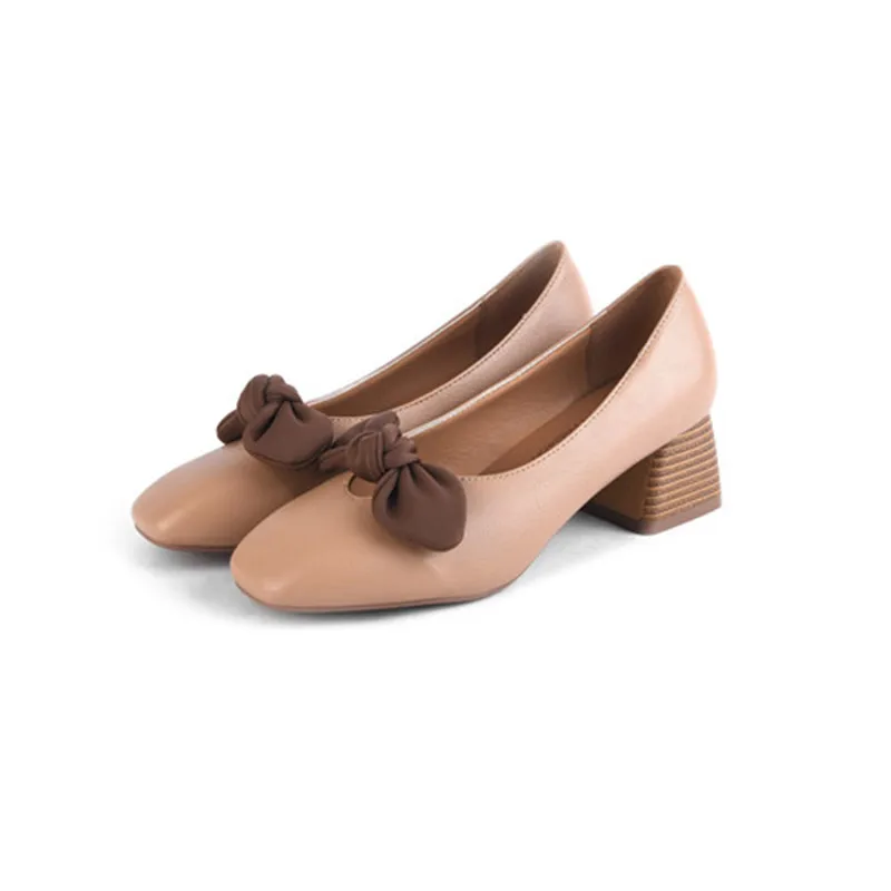 2019 Spring New Top Quality Shoes Women Pumps Square Toe Solid Colors Low Thick Heels Fashion Bowtie Shoes Woman
2019 Spring New Top Quality Shoes Women Pumps Square Toe Solid Colors Low Thick Heels Fashion Bowtie Shoes Woman