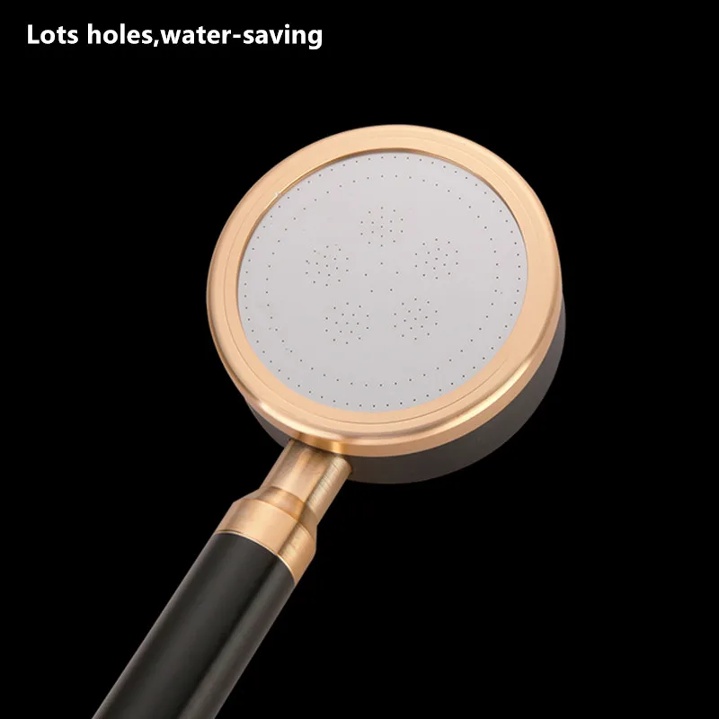 Free shipping Luxury black and gold color aluminium bathroom shower head hand hold water-saving alcachofa de la ducha
Free shipping Luxury black and gold color aluminium bathroom shower head hand hold water-saving alcachofa de la ducha