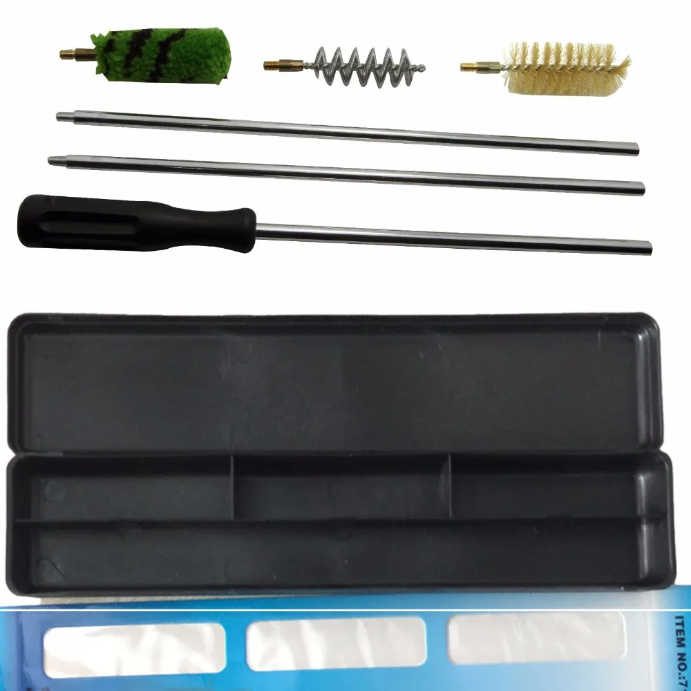 GUGULUZA 6pcs Universal 12GA ShotGun Cleaning Kit - 23 1/2 " Aluminum Rod Hunting Gun Cleaning Brush with Black Plastic Box
GUGULUZA 6pcs Universal 12GA ShotGun Cleaning Kit - 23 1/2 " Aluminum Rod Hunting Gun Cleaning Brush with Black Plastic Box