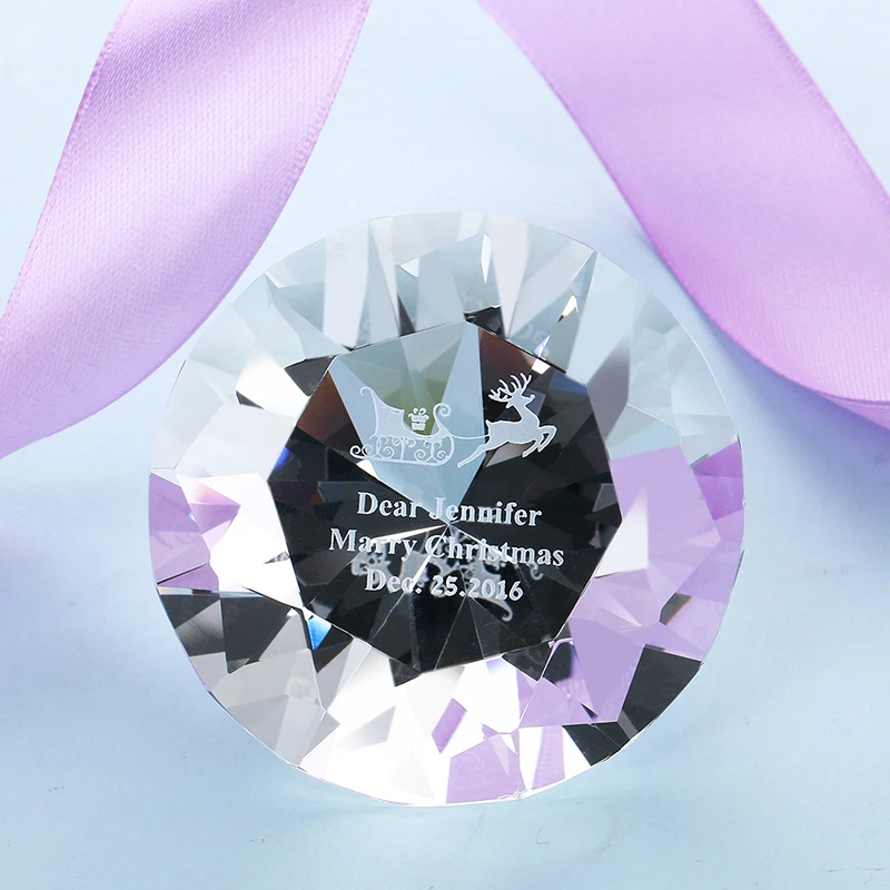 H&D Customized Gift Craft Crystal Diamond Figurines Clear Glass Paperweight Home Table Decoration Wedding Party Favors 60MM
H&D Customized Gift Craft Crystal Diamond Figurines Clear Glass Paperweight Home Table Decoration Wedding Party Favors 60MM