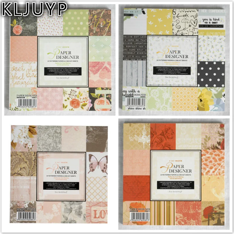 6'' Single-side Printed Love KLJUYP Flower Pattern Decorative Scrapbooking paper set of 24sheets printed background craft paper
6'' Single-side Printed Love KLJUYP Flower Pattern Decorative Scrapbooking paper set of 24sheets printed background craft paper