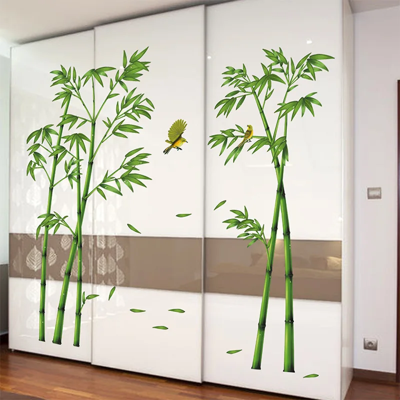 Large size Green bamboo wall stickers PVC Material DIY wall decals for Living room bedroom wardrobe wall decoration stickers
Large size Green bamboo wall stickers PVC Material DIY wall decals for Living room bedroom wardrobe wall decoration stickers