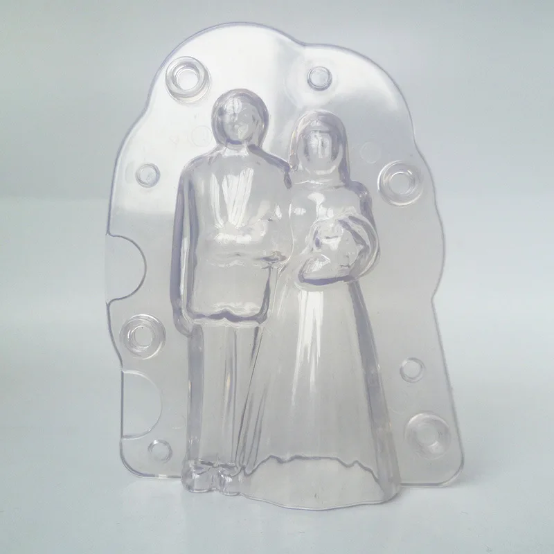 3D Wedding Show Chocolate Mold Bride Bridegroom Outlook Food Grade Plastic DIY Dessert Mould Baking&Pastry Tools
3D Wedding Show Chocolate Mold Bride Bridegroom Outlook Food Grade Plastic DIY Dessert Mould Baking&Pastry Tools