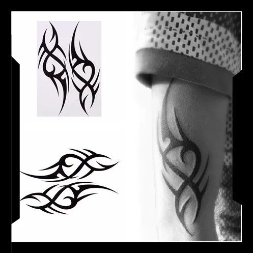 Black Totem Tattoo Stickers Temporary Body Art 3D Tatoos Man's Half Sleeve Arm Stylish Boys Beauty Tools Hot Sale
Black Totem Tattoo Stickers Temporary Body Art 3D Tatoos Man's Half Sleeve Arm Stylish Boys Beauty Tools Hot Sale