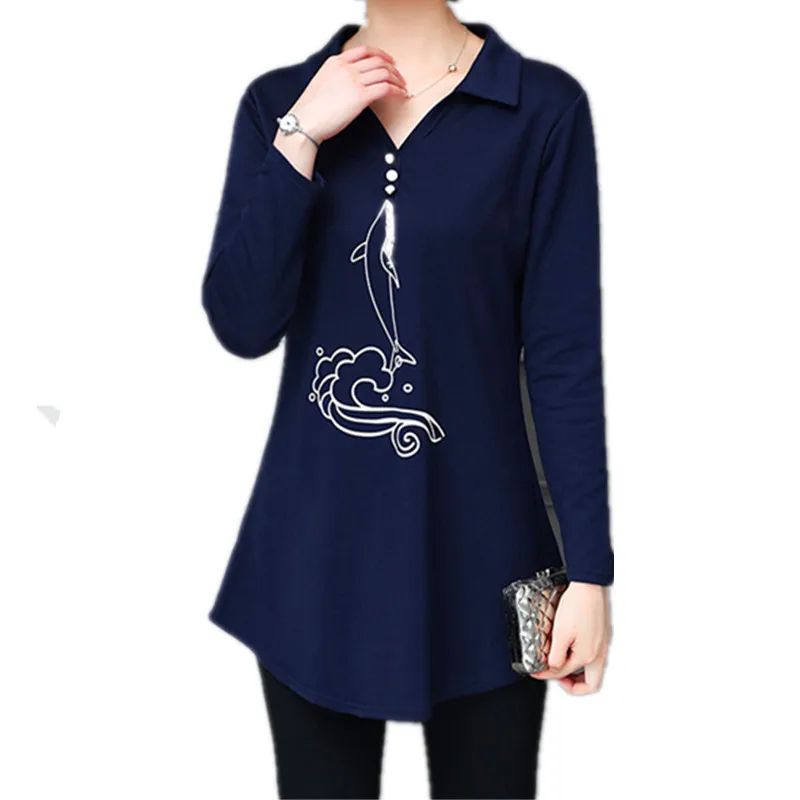 Women's Polo Shirts Size L-4XL 2018 Spring Autumn Cotton Women's Long Sleeve Ts-Shirts Ladies V Neck Solid Pools Tops
Women's Polo Shirts Size L-4XL 2018 Spring Autumn Cotton Women's Long Sleeve Ts-Shirts Ladies V Neck Solid Pools Tops